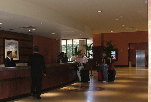 Lobby of Austin Hilton